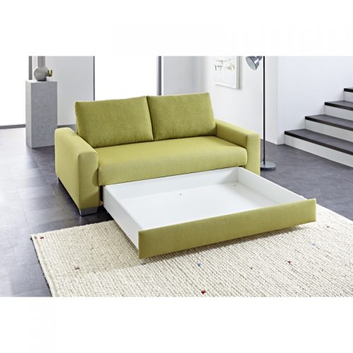 Elements Sofa in gelb mit Bettkasten